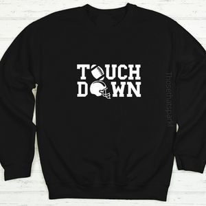 Football crewneck sweatshirt